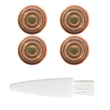 4Pcs Replacement Heads with Cleaning Brush for Hair Remover