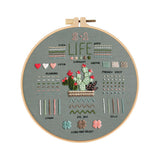 Embroidery DIY Craft Kit for Beginners with Complete Tools
