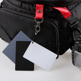 2 Set Grey White Balance Card 18% Exposure Kit for Digital Cameras