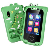 Kids Touchscreen Smartphone Toy Multifunctional Music Player with Camera Green