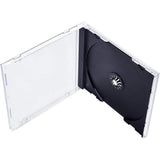 10 Pack Clear CD Jewel Cases for Disc Storage and Organization