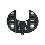 Foldable Sink Topper with Hanging Loop Silicone Beauty Makeup Brush Cleaning Mat
