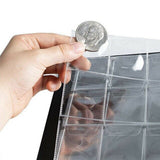 480-Slot Coin Collection Album with Removable Pages Coin Storage Book