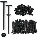 200-Piece Nylon Cable Tie Set with Buckles Universal Zip Ties for Car and Wire Bundling