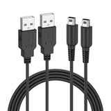 3 PCS USB Charging Cables Compatible with Nintendo 3DS XL 2DS XL DSi