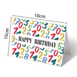 24 Pcs Set Happy Birthday Cards with Envelopes and Stickers Assorted Birthday Greeting Card Set for Family Friends Coworkers Multicolor