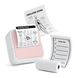 Mini Portable Bluetooth Thermal Sticker Printer for Photos Notes and Gifts Pink