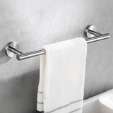 4 Pcs Stainless Steel Bathroom Hardware for Bathroom Wall Mounted Silver