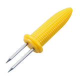 10 PCS Stainless Steel Corn Holders for BBQ