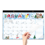 18-Month Desk Calendar (Jan 2026 – June 2027) with Corner Protectors for Office Style 1