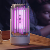 2-in-1 Electric Mosquito Zapper Lamp USB Powered Mosquito Killer Night Light White