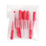 30 PCS Mini Cleaning Brushes for Braces Teeth Lashes and Brows Red