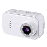 Mini 1080P Action Camera Pet POV Wearable Cam for Outdoor Sports White