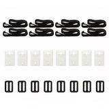 8Pcs Pool Cover Straps Replacement Blanket Reel Clips Solar Cover Attachment Kit