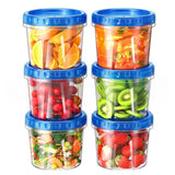 6PCS 500ml Food Storage Containers – Reusable Meal Prep Boxes Microwave & Freezer Safe