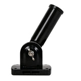 Wall Mounted Flag Bracket Adjustable for Garden Lights Poles Flags Black