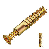 100 PCS Expansion Anchor and Screw Set with Storage Box