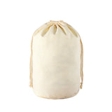 10 PCS Reusable Canvas Drawstring Storage and Gift Bags