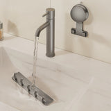 Razor Holder for Shower Powerful Suction Cup Shower Hooks for Towel Loofah Razor Squeegee Gray
