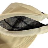 2PCS Wide Brim Quick Dry Foldable Sun Hat with Ponytail Opening and Hook