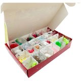 Christmas 24 Days Countdown Advent Calendar with Rubber Toys Children Gift Toy