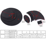 10Pcs Set Drum Mute Pads for Practice Drum Dampening Pads for Quiet Drum Practice for Home Studio