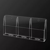 No Drill Wall Mount Remote Control Holder Adhesive Storage Organiser for TV Air Conditioner Remote Smartphone Accessories with Opening Charging Bottom