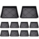 10 PCS Square Fine Hole Seedling Trays for Propagation and Hydroponics