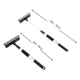 Telescopic Rubber Squeegee Double-Sided Scrubber Sponge Glass Window Car Windscreen Cleaner