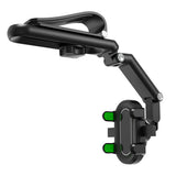 360 Rotating Car Phone Stand Multifunction Car Sun Visor Smart Phone Holder - Green