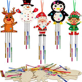 3D Wooden Wind Chime Craft Kit for DIY Wind Chimes Decorative Ornament Christmas Style