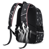 3 PCS Girls School Backpack Set with Lunch Bag Pencil Case Black