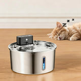 3.2L Automatic Wireless Pet Water Fountain Motion Sensor Water Dispenser with 3 Modes for Cat Small Dogs Style 1