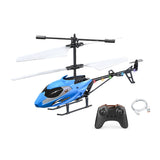2.5 Channel Kids RC Helicopter USB Charging Kids Remote Control Flying Toy Blue