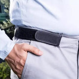 2Pcs No Buckle Elastic Belts for Pants Adjustable Hook and Loop Waist Belts