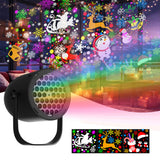 USB LED Christmas Projector Light – Indoor & Outdoor Holiday Decoration Lamp Style 1
