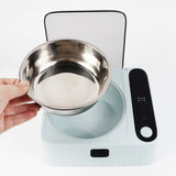 Smart Cat Food Bowl Stainless Steel Auto Lid Rechargeable Sensor