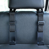 4Pcs Headrest Hooks for Car Adjustable Organizer Storage Hanger Holder for Purse Bags