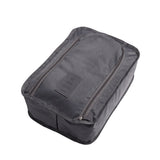 2Pcs Travel Shoe Bag Water-Resistant Shoe Pouch Portable Clothing Storage Bag Grey