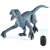 2.4G Remote Control Dinosaur Toy Realistic Walking Dinosaur with Sound Effects Grey