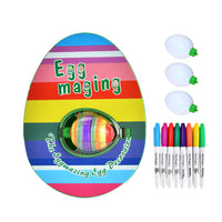 Easter Egg Decorator Kit Egg Decorating Spinner for Kids Easter Egg Painting Style 2
