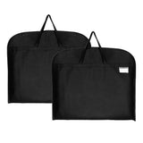 2Pcs Travel Garment Bag Suit Cover Carrier Bag with Handles