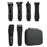Electric Grooming Shaver Set with LED Display for Beard Body & Nose Hair