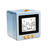 Thermal Mini Printer AI Voice Inkless Sticker with 2.4in Screen Blue
