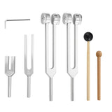 4PCS Tuning Fork Set with Mallet – Sound Tool