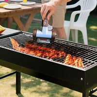 Stainless Steel Electric Grill Brush with LED Light – Dishwasher Safe