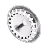 2 PCS Kitchen Sink Strainer Drain Stopper Baskets with Rubber Seals
