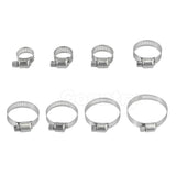 91PCS Stainless Steel Hose Clamps Worm Gear Kit