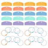 20Pcs Card Holder Sleeves with Rings Compatible with Yoto Cards Individual Card Storage Slots