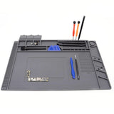 Heat Resistant Silicone Soldering Mat up to  Work Mat Soldering Pad for Electronics Repair